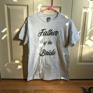Father of the Bride gray Tshirt